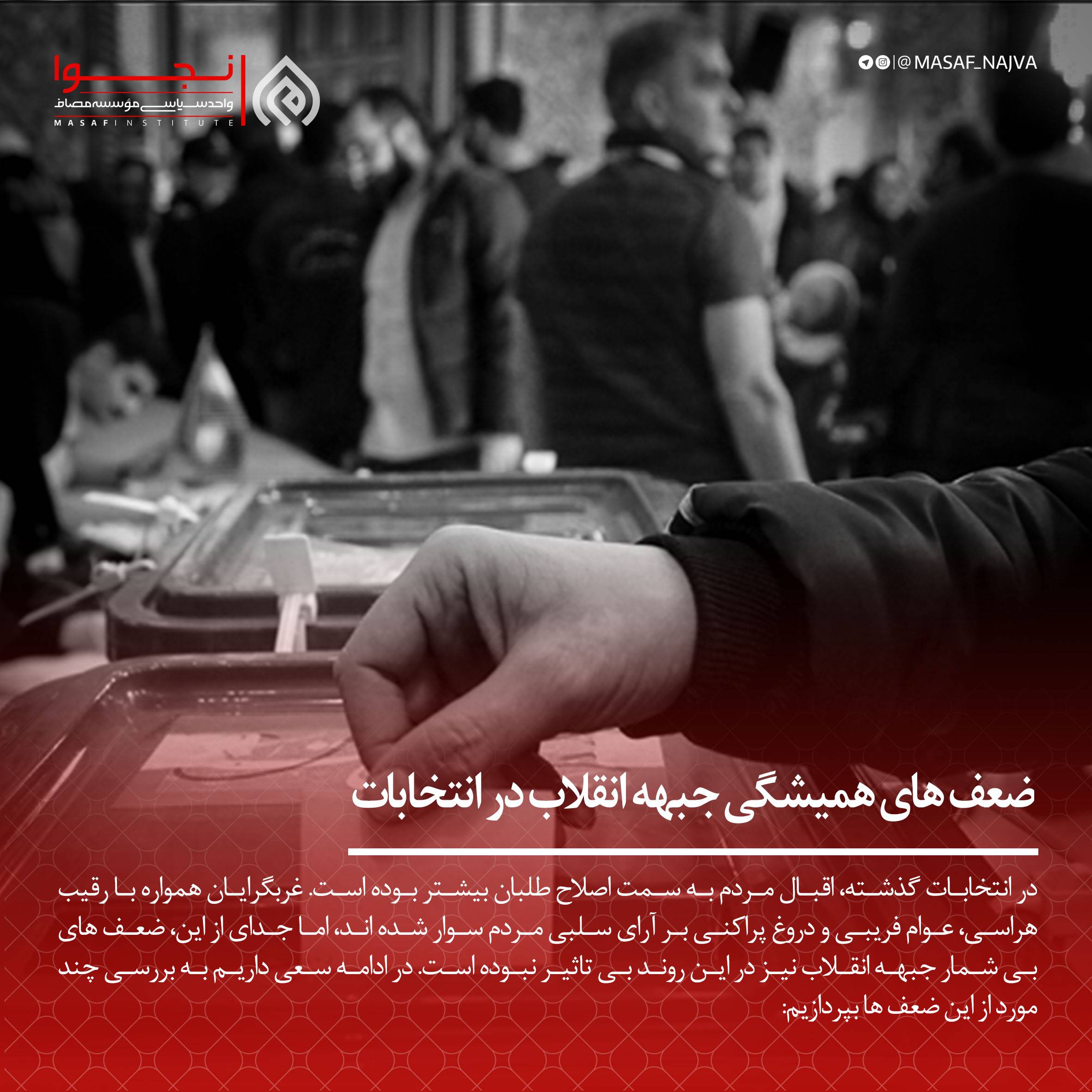 ضعف های همیشگی جبهه انقلاب در انتخابات
